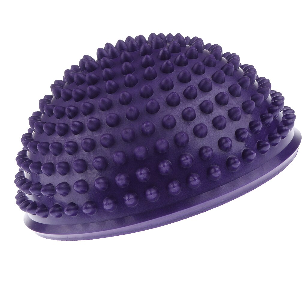 Egel Stijl Balans Pods, Yoga Half Bal Dome Balance Trainer, anti-Slip Egel Oefening Balance Ball Voor Thuis En Gym Gebruik: Purple