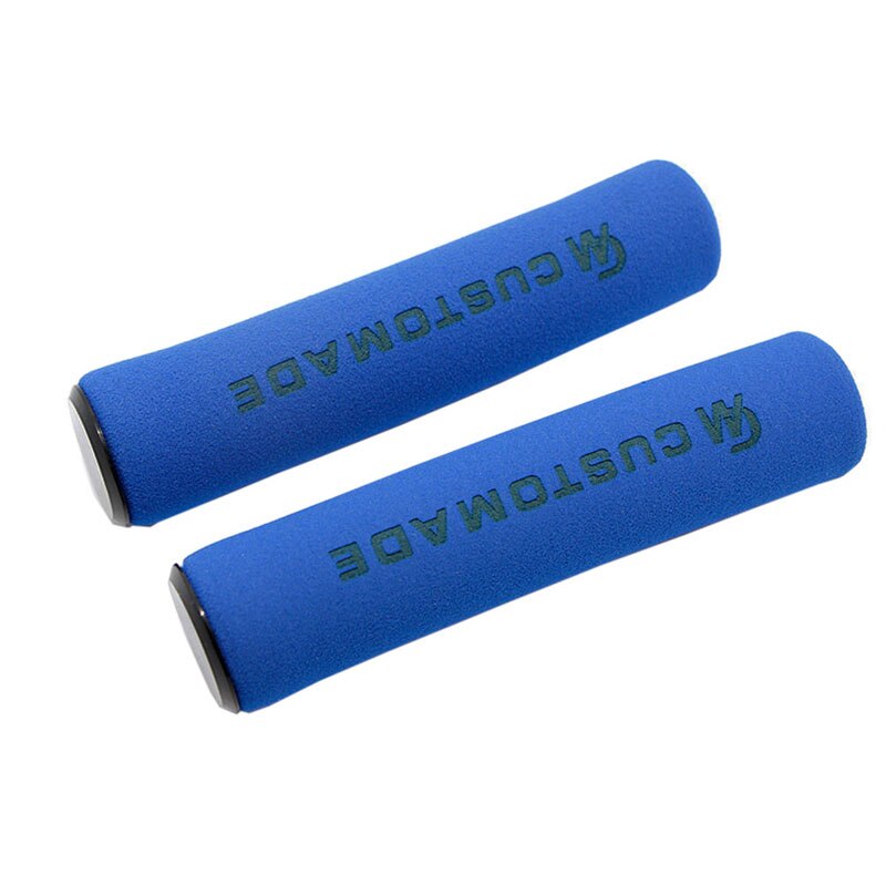 1 Pair BMX MTB Bike Mountain Bicycle Handle Handlebar Soft Sponge Bar End Grips Bisiklet Bike: Blue