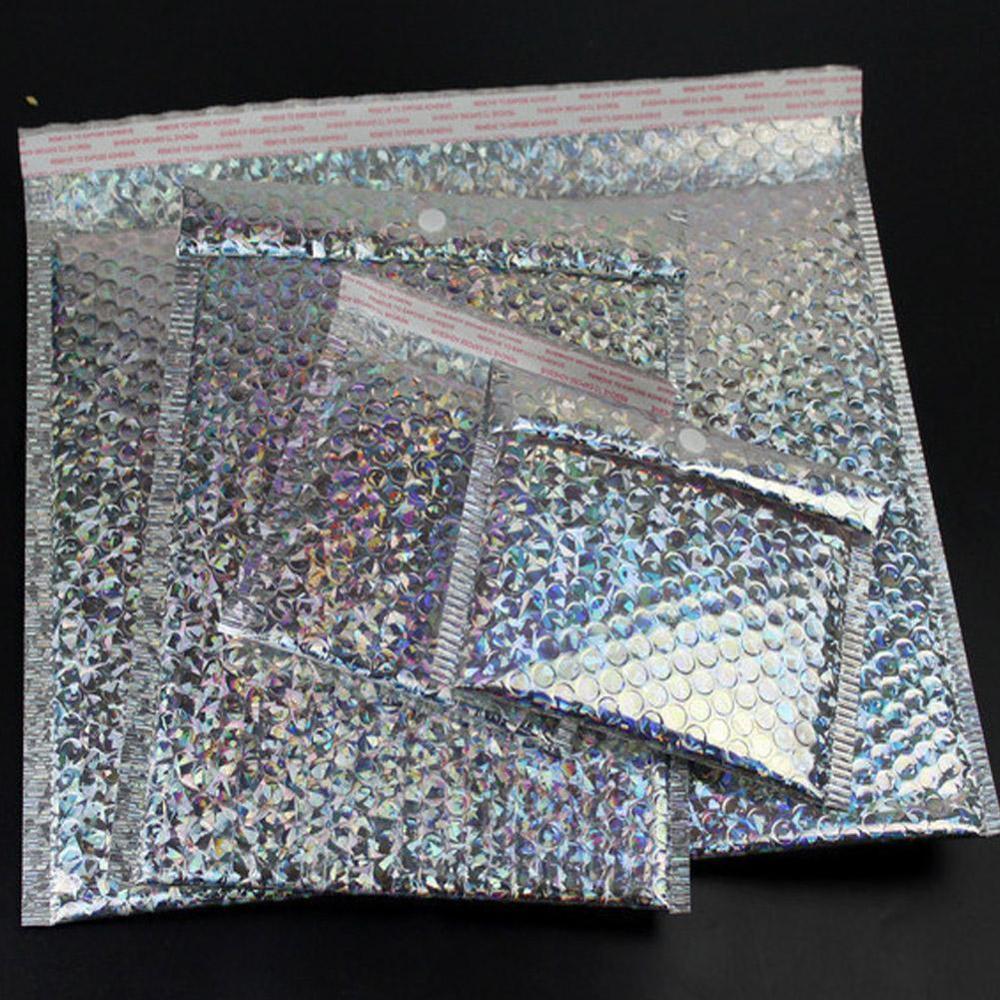 Bubble bag Silver Envelope Foam Foil Bag Packaging Waterproof Envelopes Mailer Anti-Vibration Bag Mailing U9U4