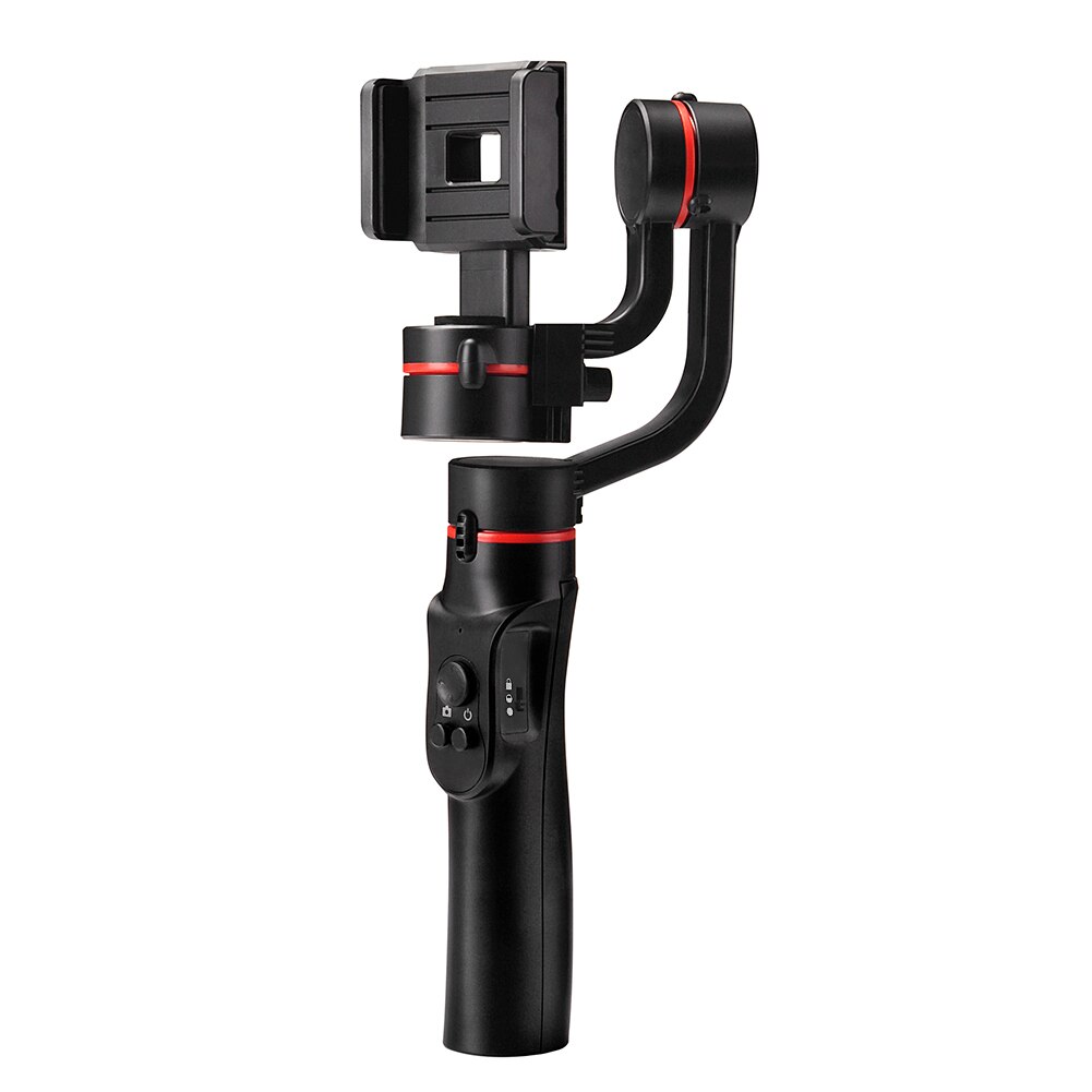 H2 3 Axis Smartphone Stabilizer Adjustable Direction Handheld Gimbal Extension Video Record Support USB Charging Photography