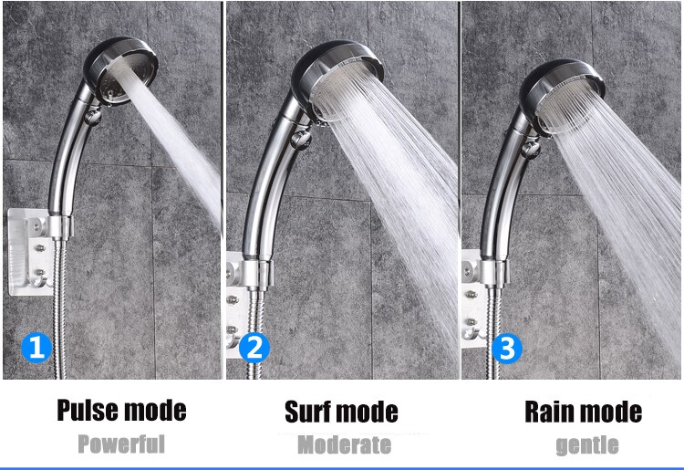 Gh tryk regn brusehoved brusehoved vandbesparende filter spraydyse højtryks vandbesparelse
