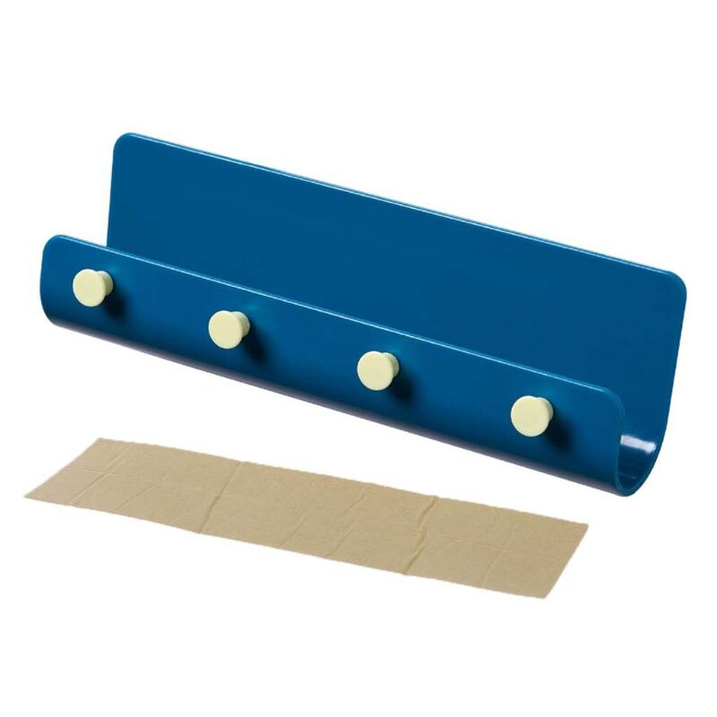 Key Towel Hanger Holder Storage Wall Mount Hook Rack DIY Organizer 4 Hooks Shelf