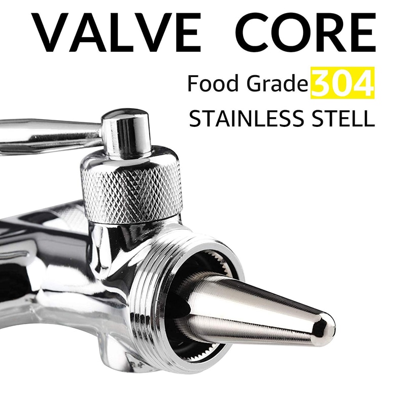 Adjustable Beer Tap Faucet Keg Beer Homebrewing Tap with Ball Lock Liquid Disconnect for Bars Hotels Restaurants beer dispenser