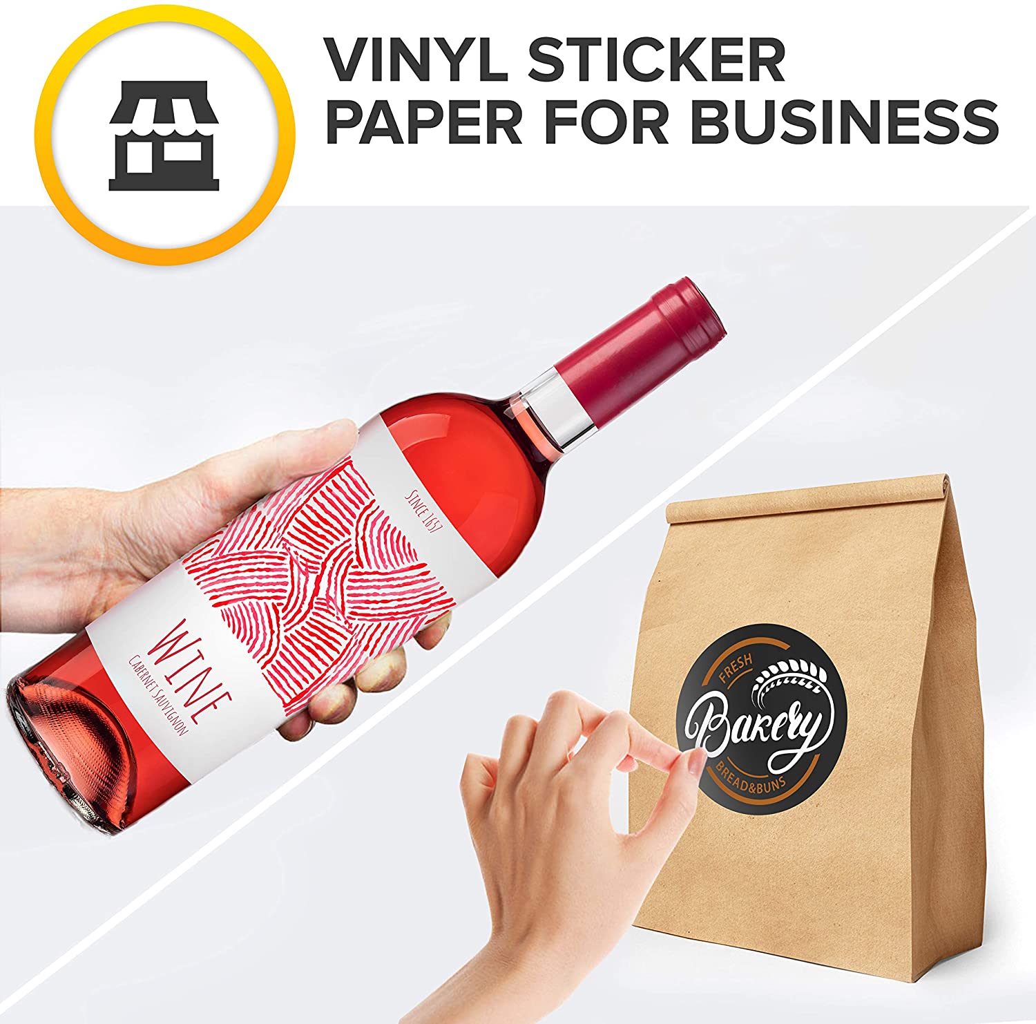 10 Vellen A4 Printable Vinyl Sticker Papier Glossy Zelfklevende Voor Inkjet Printer Diy Auto Patroon Koffer Stickers Decals