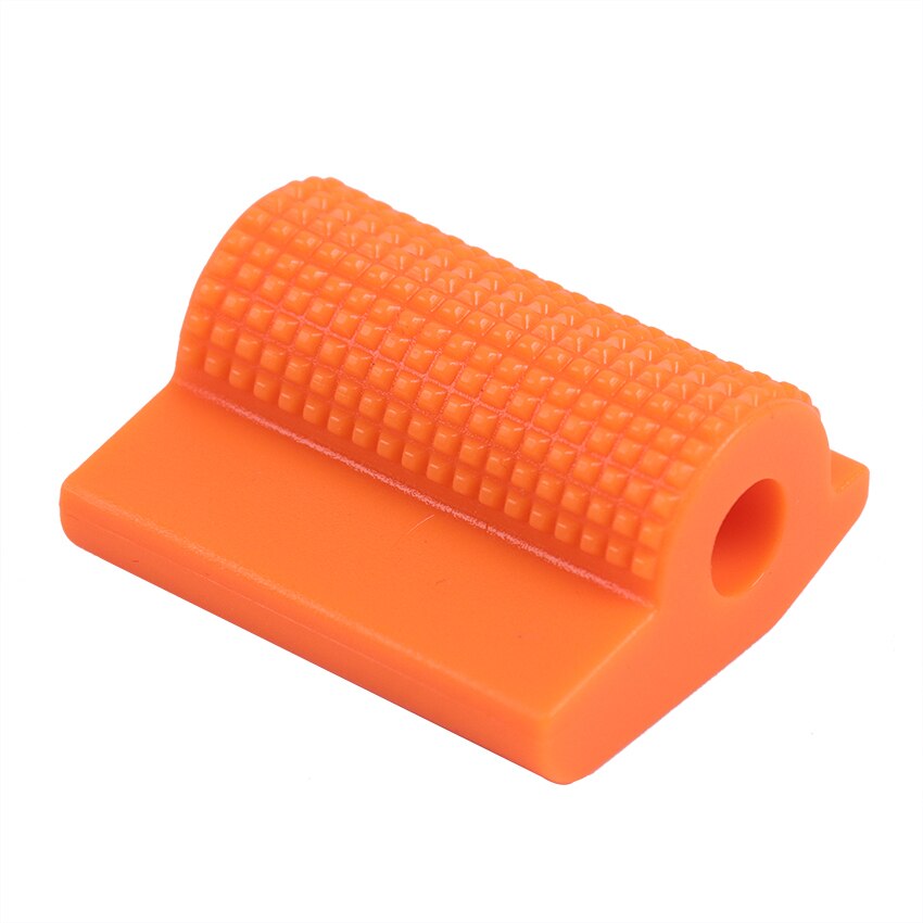 Pédale de changement de vitesse universelle pour moto, couvercle en caoutchouc, protecteur de chaussure, cheville, manchon en Gel: Orange