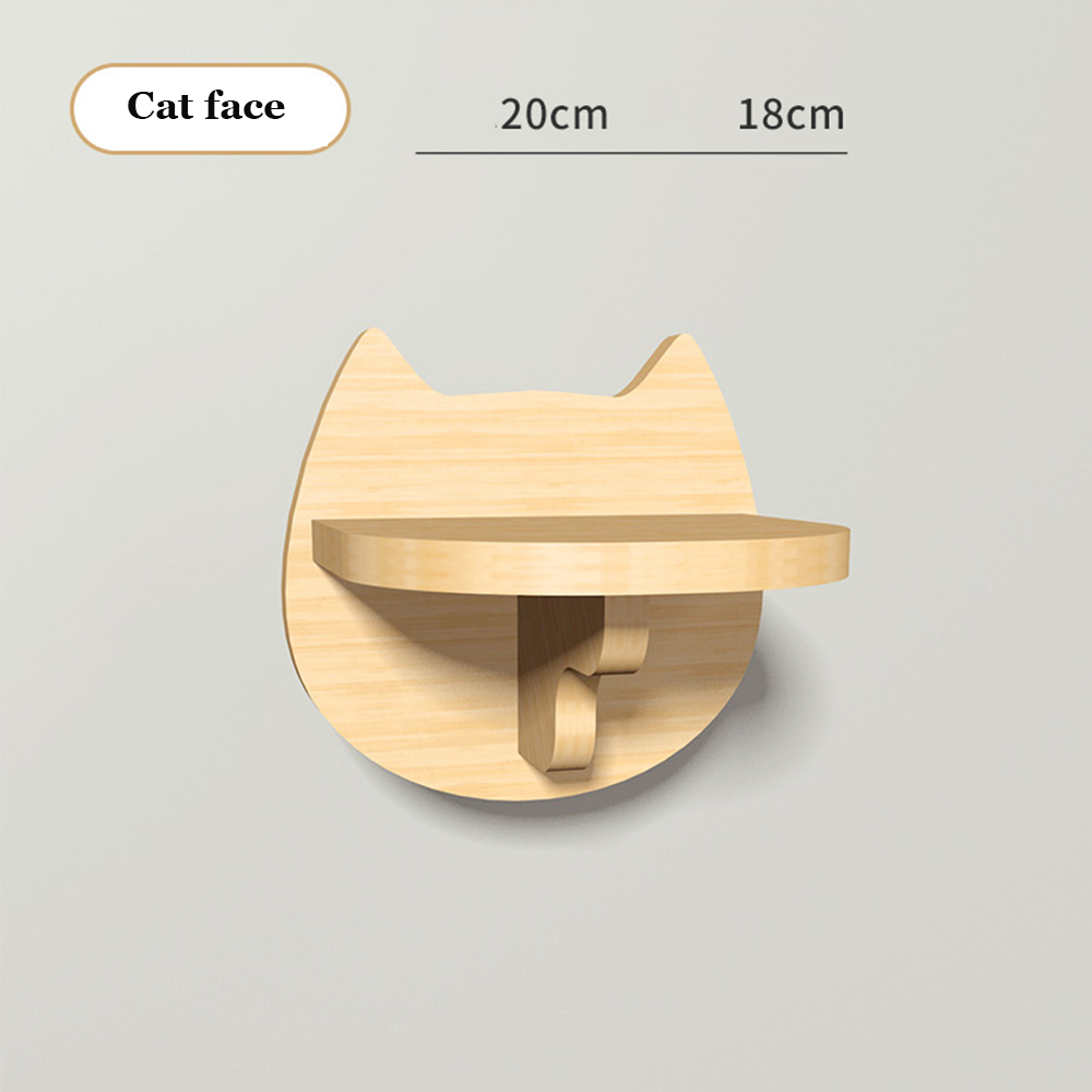 Cat Climbing Shelves Wall Mounted Cat Tree Wooden ... – Vicedeal - Cat Wall Shelves And Cat Jumping Platforms
