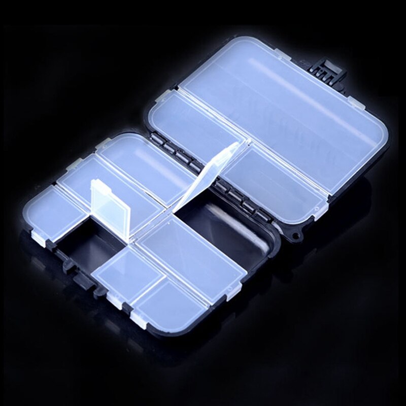 24 Compartments Waterproof Eco-Friendly Plastic Fishing Tackle Box Portable Fishing Lure Hook Rig Bait Storage Case 3: double layer