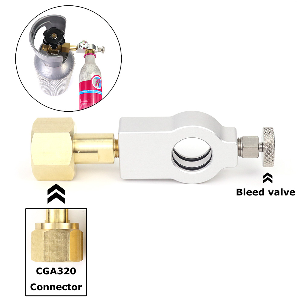 Co2 Cylinder Refill Fill Station Adaptor Fit Sodastream (Terra DUO Art) Pink Quick Connect Co2 Cylinder: light yellow