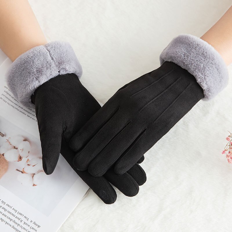 Kvinder vinter varme handsker vanter varme handsker vanter handske: C5