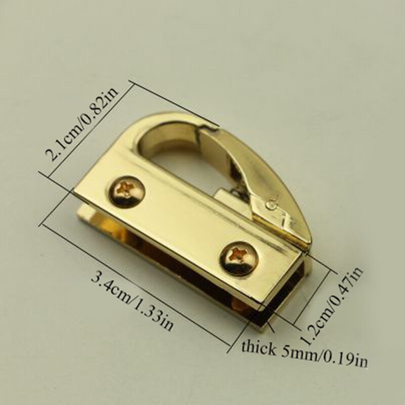 2pcs Bag Accessories Handbag Metal Buckle Lock For The Bag Hardware Crossbody Handbag Handle Connector Accessories For Bags