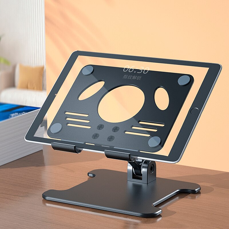 Tablet Stands For iPad Pro Case Adjustable Foldable Height Angle Phone Tablet Holder Desk Accessories Folding Metal Support