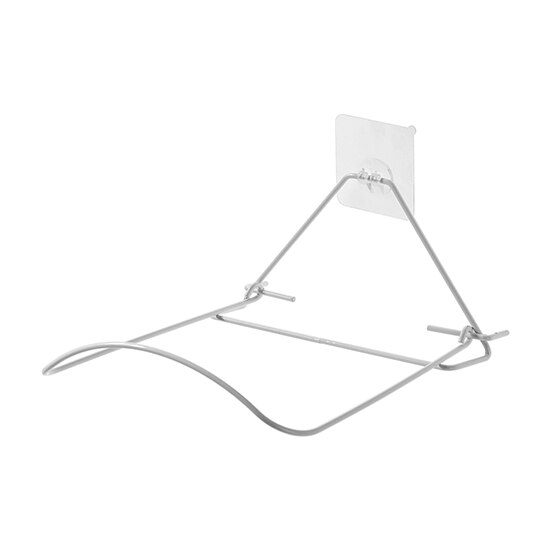Punching Free Bathroom Washbasin Rack Bathroom Wall Hanging Basin Storage Rack Kitchen Wall Strong Hook Shelf: violet
