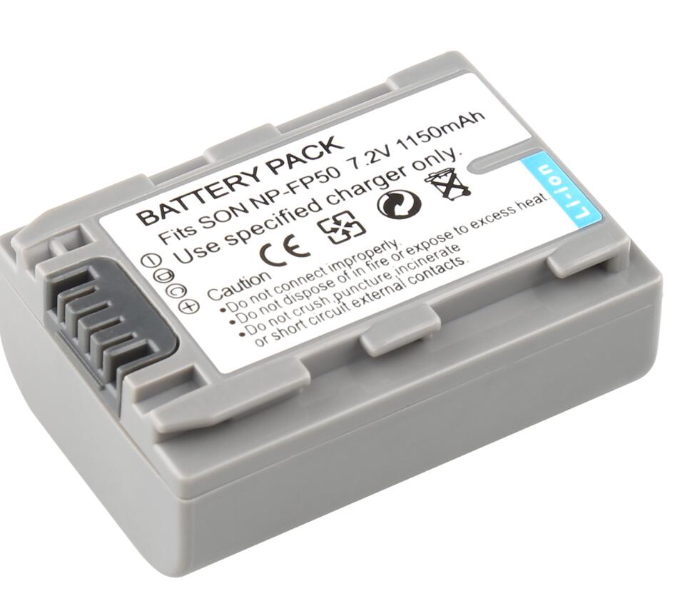 NP-FP50 batería + cargador para Sony DCR-HC30 70E 80E NP-FP30 NP-FP60 NP-FP70 23E 24 24E 30 30E 32 32E 35 35E 39 39E: 1 battery