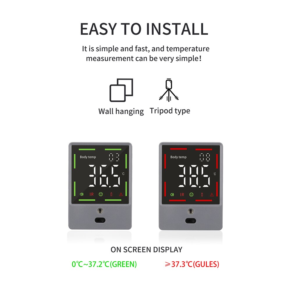 Digital Thermometer Non-contact Thermometer IR Infrared Sensor Forehead Thermometer Temperature Measurement for Body