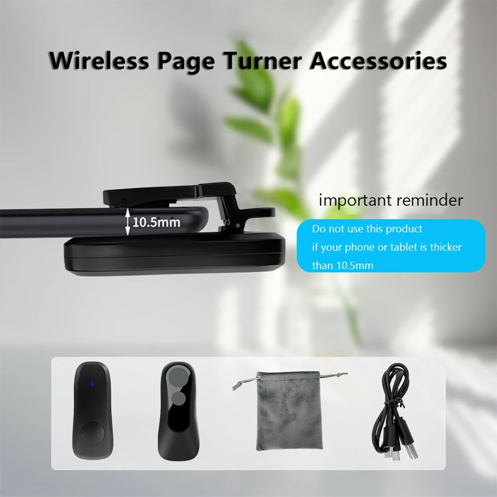 RF Remote Control Page Turner Page Turner Clicker For Kindle Paperwhite Oasis Kobo Ereaders For Ipad Tablets