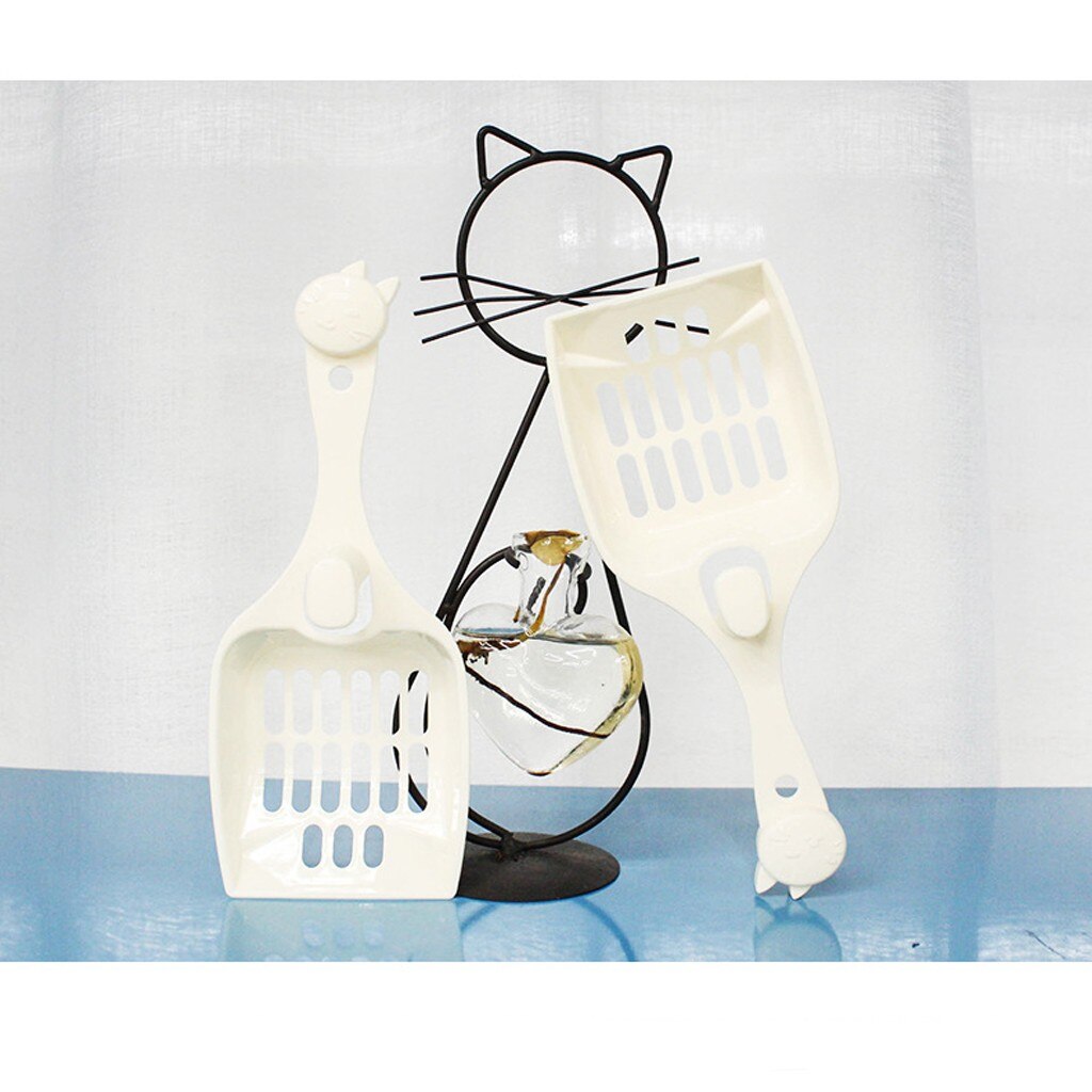 Plastic Cat Litter Scoop Pet Care Sand Waste Scooper Shovel Hollow Cleaning Tool Hollow Style Lightweight Durable Easy To Clean