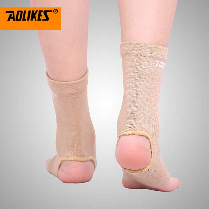1 Paar Ademend Elastische Bandage Compressie Breien Protector Basketbal Running Ankle Brace Guard Band Sport Veiligheid