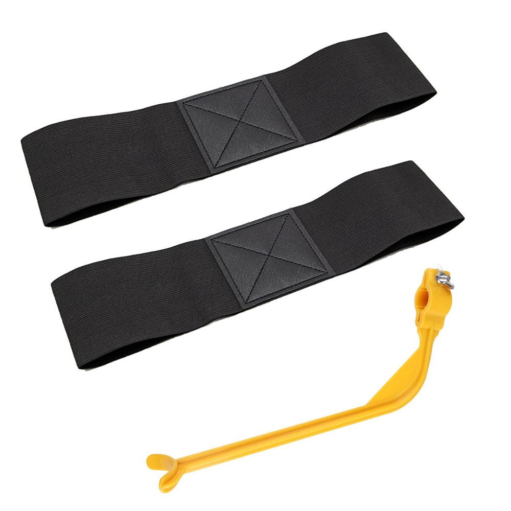 Hulpmiddel voor het trainen van de golfswing (2- pack), swingcorrigerende armband, golfswingtrainer, hulpmiddelen voor het corrigeren van de soepele swing voor beginnende golfers: Zwart 2- pack en hulp