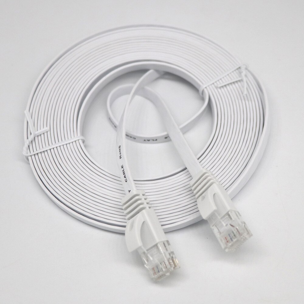 KATZE 6 Flache Ethernet Kabel Lan Kabel 1 m/2 m/3 m/5 m/10 m/15 m/20 m Flach UTP Patch Interessant Lot Für Computer Router Laptop 1,0 Gbps