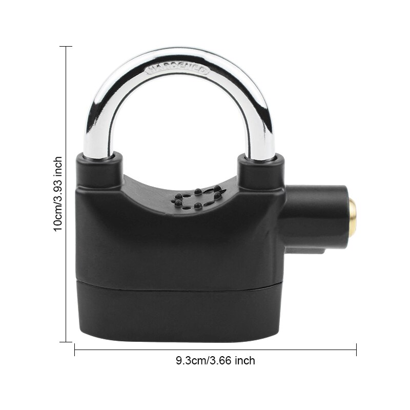 Anti-Diefstal Alarm Motorfiets Slot Moto Anti Diefstal 110 Decibel Alarm Slot Motor Anti-Roest Hardware Hangslot Moto accessoires