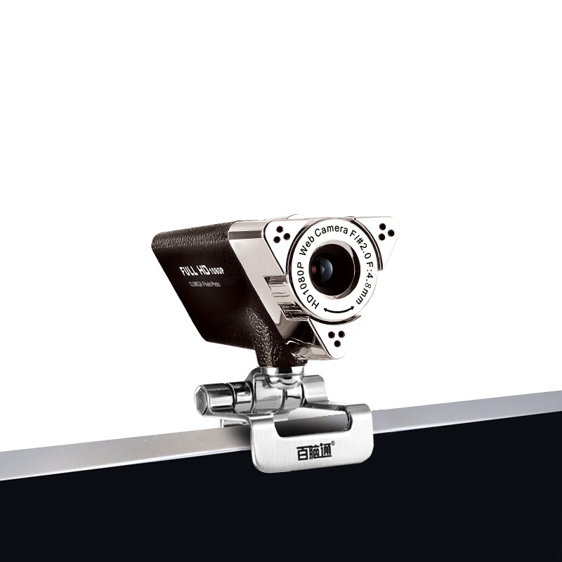 100% Original Aoni Full HD 1080P Desktop Computer Live Camera With Noise Reduction Mic USB Free Drive HD Video Notebook Webcam