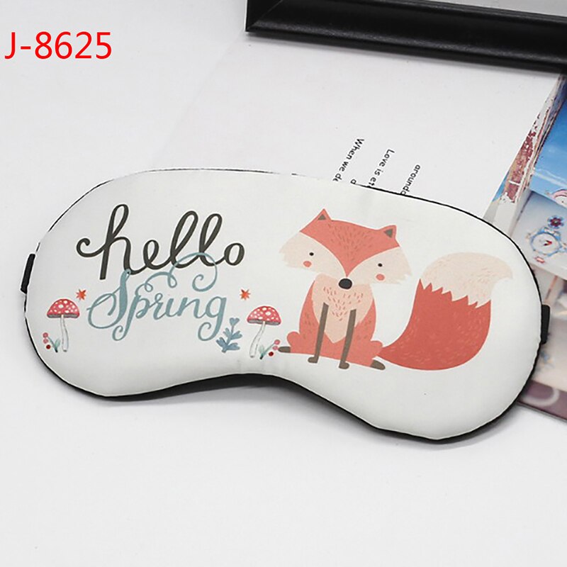 Dessin animé masque de couchage drôle Eye patch masque de sommeil mignon coton cache-yeux voyage oeil bande aide au sommeil enfants bandeau: 25