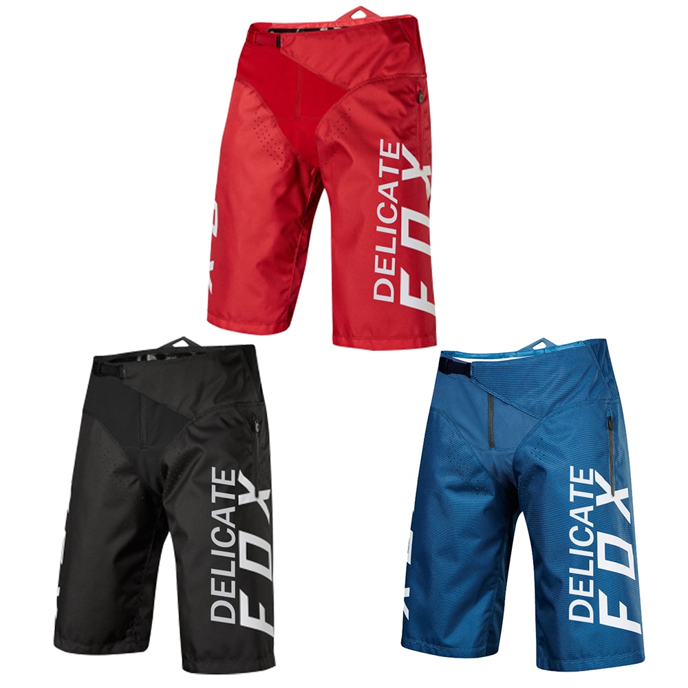Renard délicat moto bleu Short Enduro Motocross vtt vtt vélo équitation Touring été pantalon court