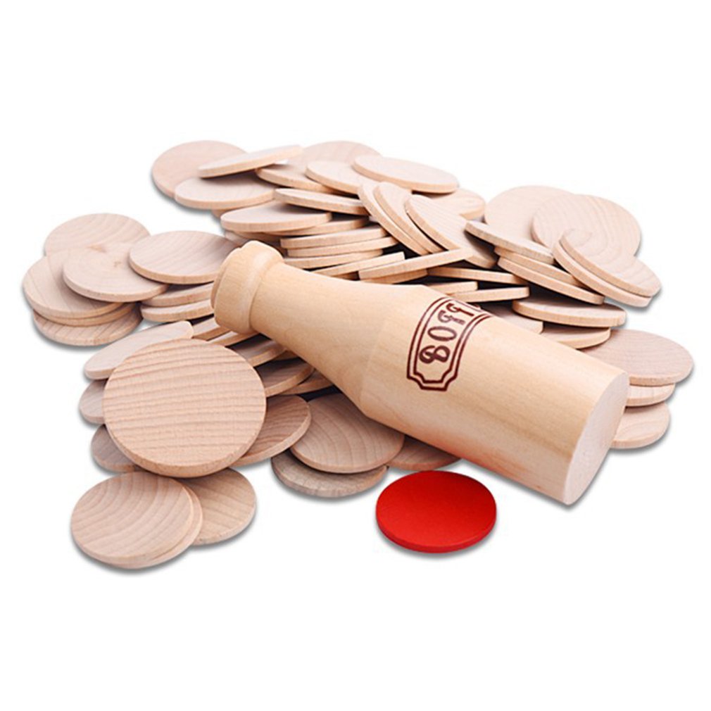 Wooden Bottle Stacking Challenge Balance Training Adult Children'S Educational Toy Bottle Stacking Entertainment Game Kids' toy