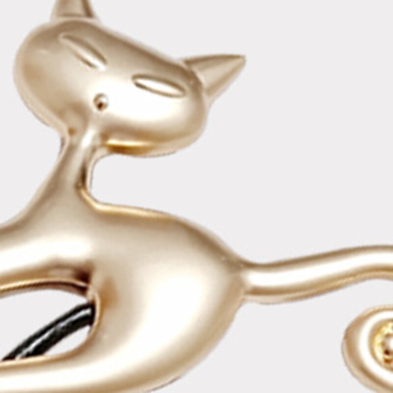 Embrasses de rideaux solides en forme de chat, cordes, Accessoires, tringles à rideaux