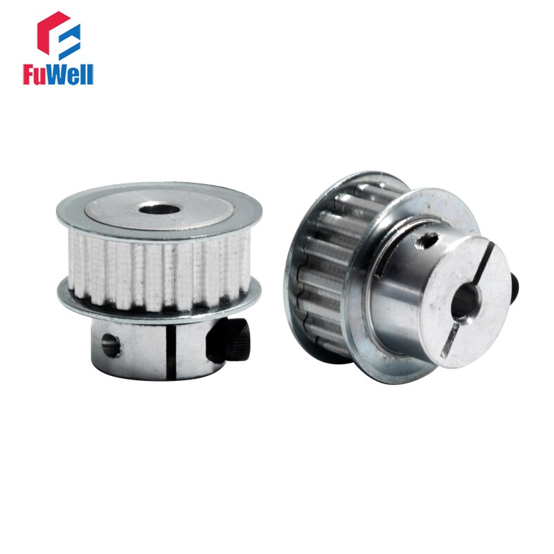 ZHaonan GT2-40T Aluminum Timing Pulley - 5/6/6.35/7/8/10/12mm Bore For 3D Printers & CNC Machines