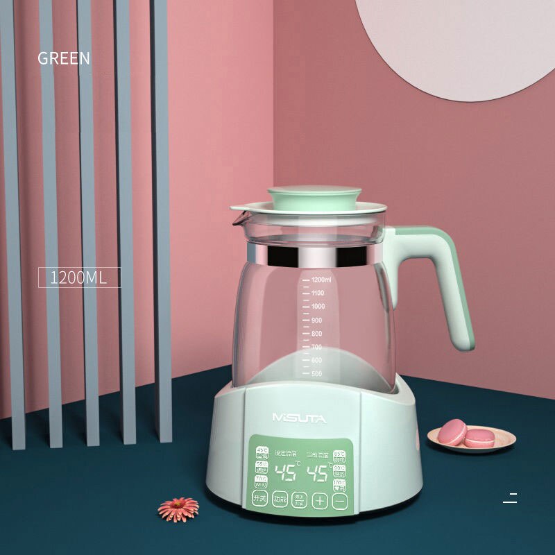Melk Dispenser Thermostaat Glas Warm Water Fles Intelligente Automatische Baby Melkpoeder Boiler Isolatie Melk Warmer