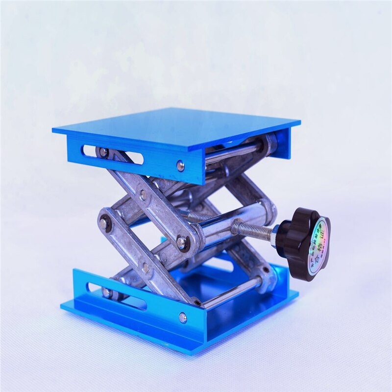 100x100/150X150 Mm Aluminum Router Table Woodworking Engraving Lab Lifting Stand Rack Platform Woodworking Tools Benches