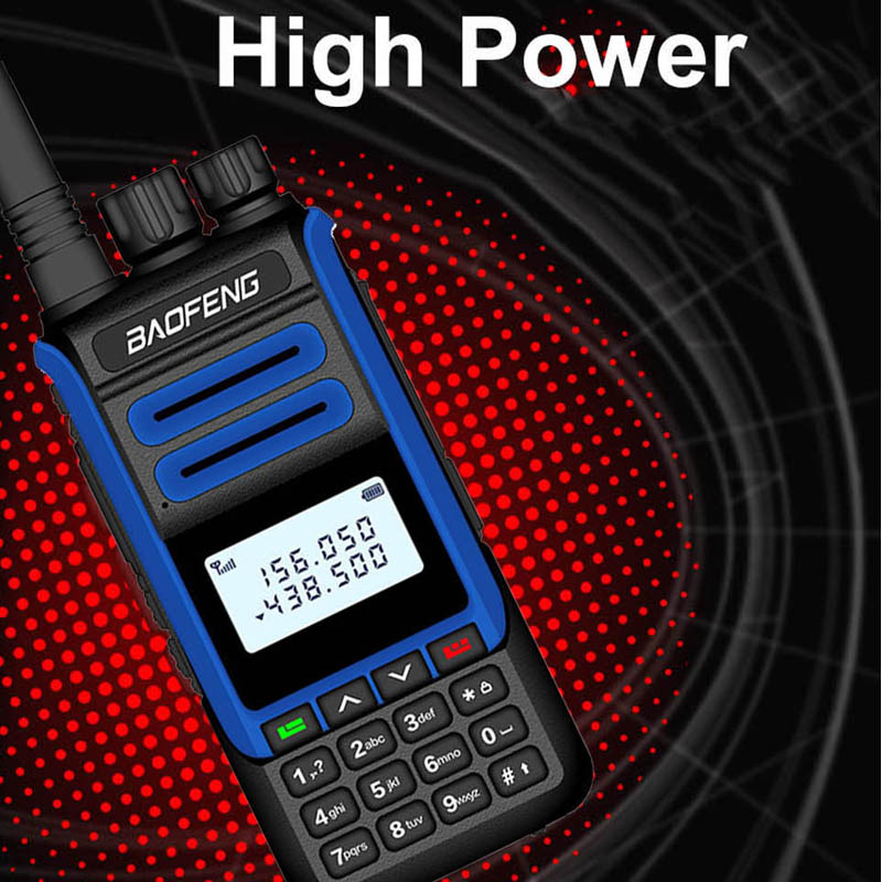 BaoFeng-walkie-talkie BF-H7 de 10W, estación de Radio CB Amateur potente, transceptor de banda Dual BF-H7, intercomunicador de caza, 10KM