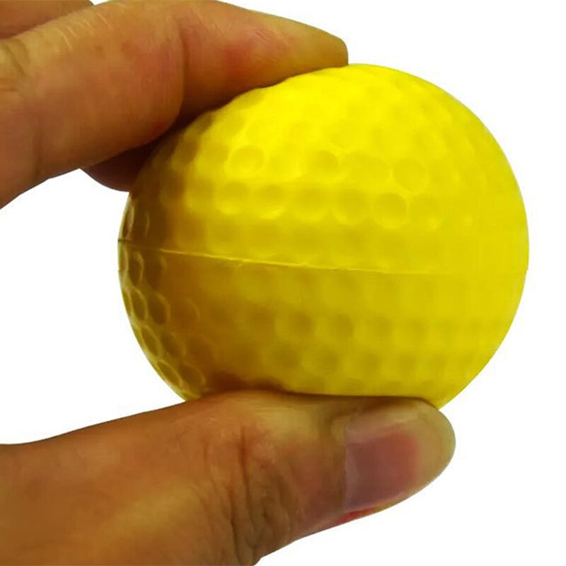 Golfbold pu solide bløde bolde indendørs træningsbold sport træningsrum skumkugler