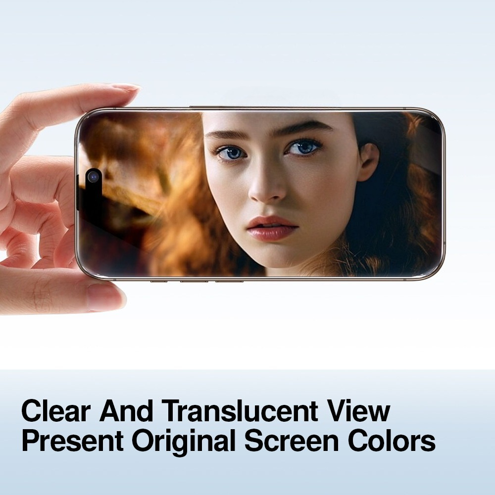SmartDevil 2/3 PCS Privacy Screen Protector for iPhone 16 Pro Max 15 14 Anti-peeping Tempered Glass Film Auto-Dust Removal Tool