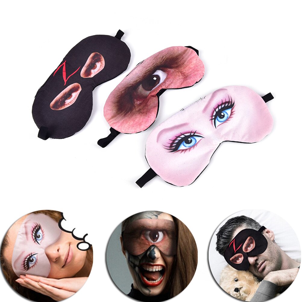 1Pcs Soft 3D Sleep Mask Natural Sleeping Eye Mask Eyeshade Cover Shade Eye Patch Women Men Portable Blindfold Travel Eyepatch