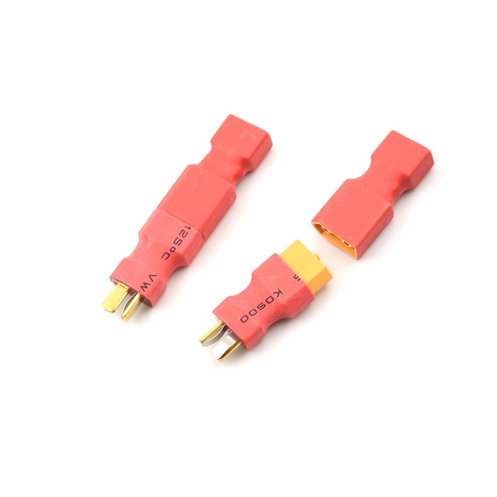 1pcs XT60 XT-60 to T-Plug Deans Male & Female No wire adapter connector For Lipo Battery charger