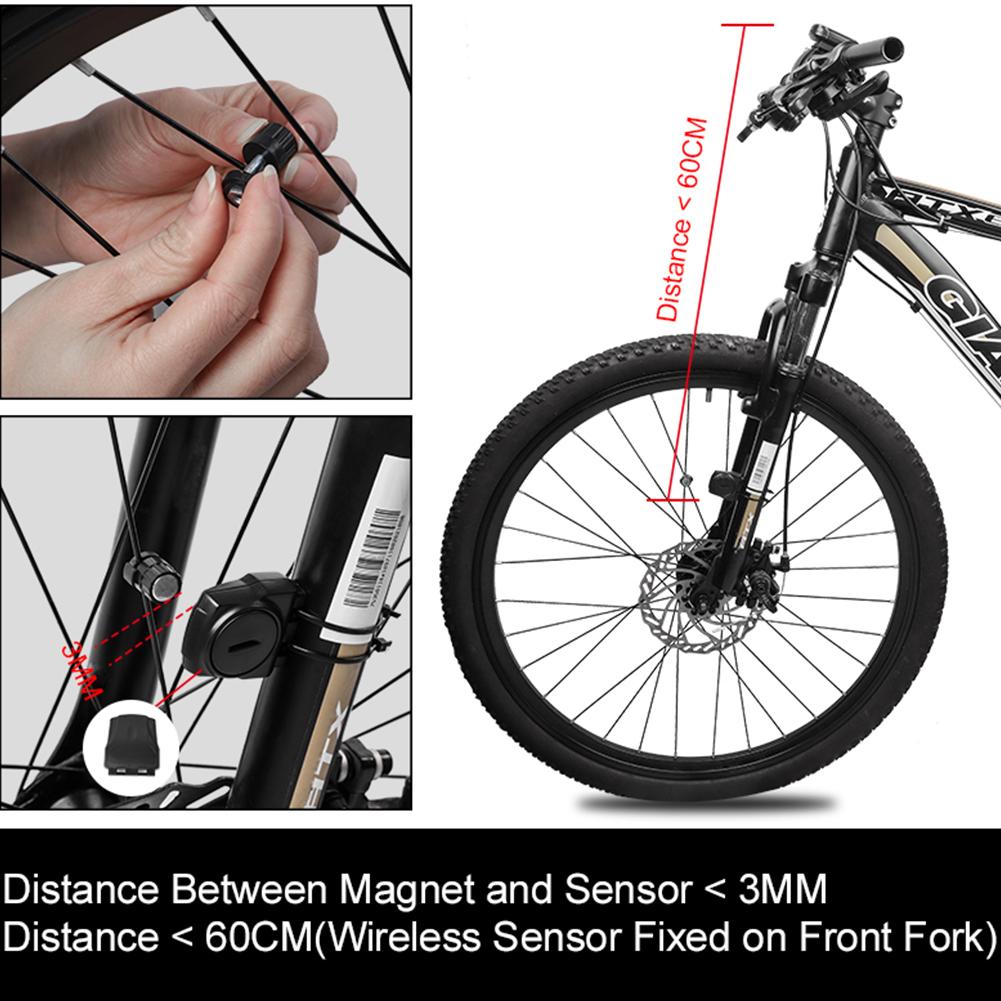 WEST BIKING Computer Wireless Waterproof MTB Bike Odometer Solar Energy Stopwatch With Backlight Cycling Speedometer Computer: Default Title