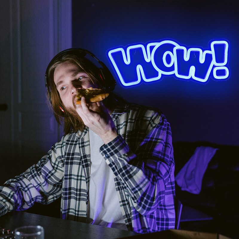 Ineonlife Beeindruckend Hallo LED Neon- Licht Zeichen Buchstaben Neon- Zeichen Weihnachten Party Hochzeit Dekorationen Zauberstab Zimmer Dekor Neon- Lampe