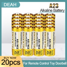 20Pcs 12V Alkaline Batterij A23 23A 23GA A23S E23A EL12 MN21 MS21 V23GA L1028 GP23A LRV08 Voor Deurbel afstandsbediening Droge Batterij