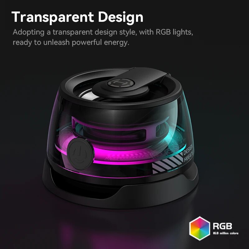 Edifier Draagbare Bluetooth-luidspreker HECATE G200 RGB-verlichting Magnetische luidspreker BT5.3 Mini-klankkast 7-uurs afspelen Telefoonhouder