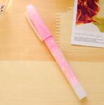 Japan slik farve blækfri tuscher pen highlighter album scrapbog gør-det-selv papirvarer skoleartikler  g082: Lyserød