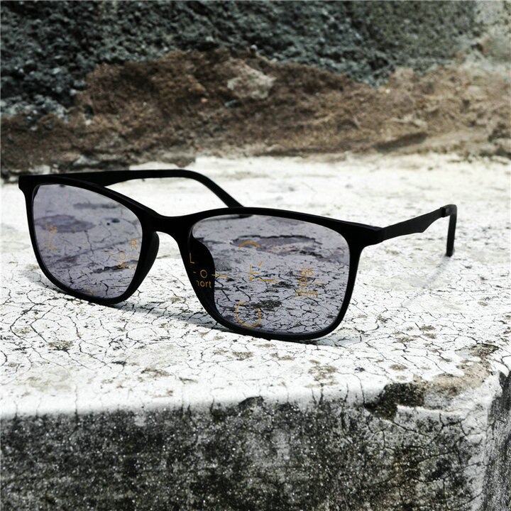 Vintage Multi-progresivas gafas de lectura de las mujeres de los hombres miopía gafas transición sol photochromism gafas NX: +300