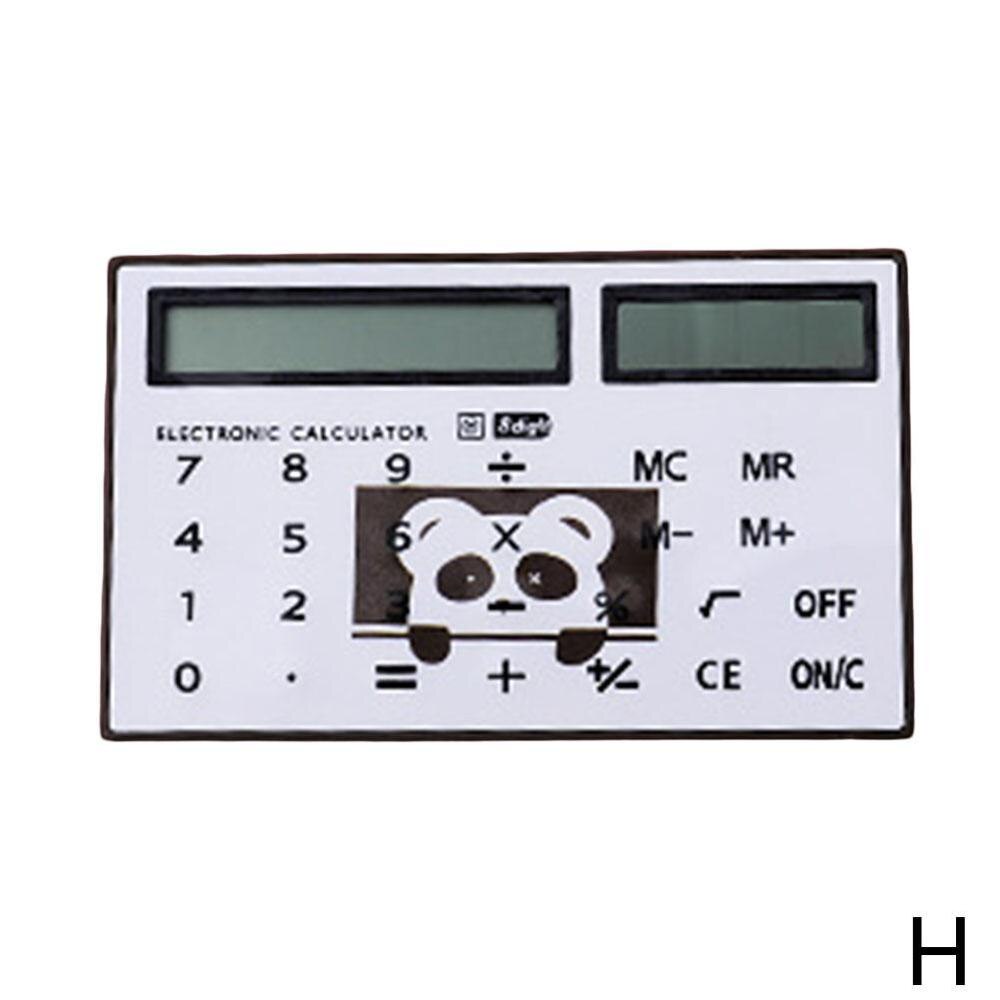 Calculadora de energía Solar de 8 dígitos con cálculo aritmético táctil portátil útiles para exámenes para estudiantes calculadora Sc X1X4: H