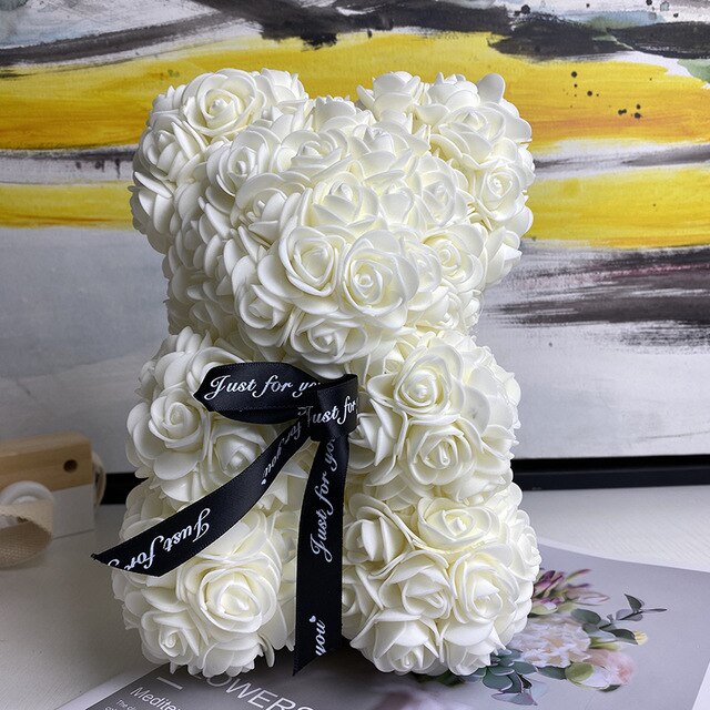 VIP link Rose Bear with eub for Marko: Beige white
