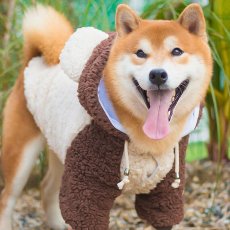 Zimowe zagęścić ciepłe kurtki dużego psa ubrania dla dużych psów Shiba Inu Samoyed ochrypły Labrador złoty aporter odzież ubranka dla zwierząt