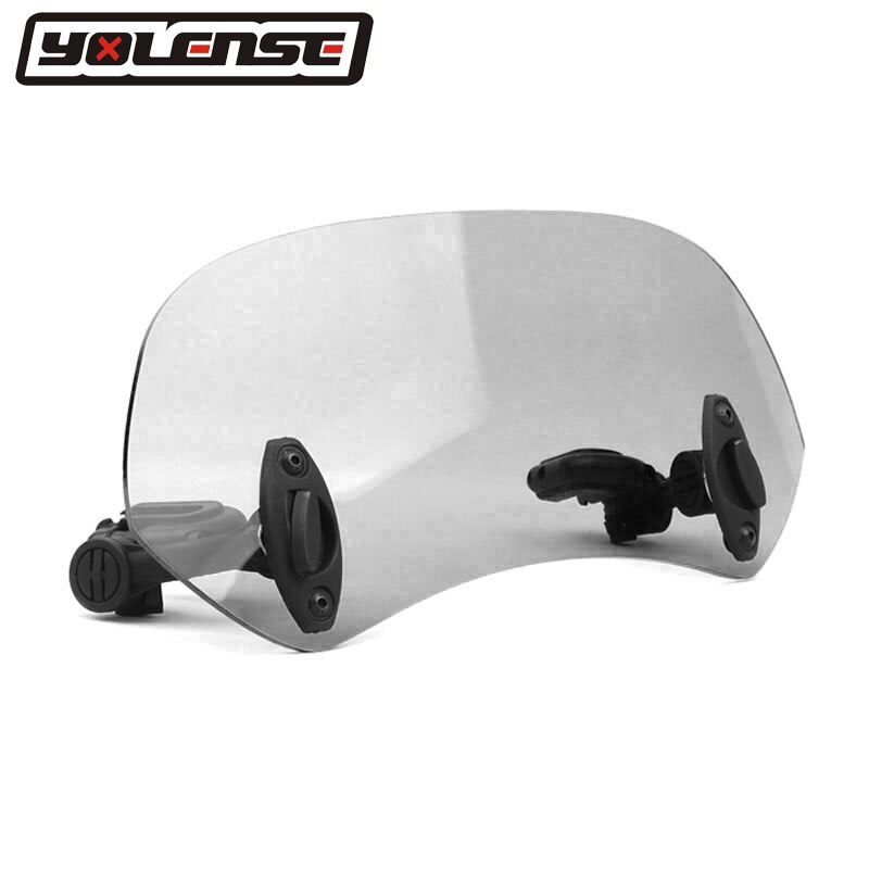 Voor Bmw F750GS F850GS F650GS F800GS F750GS Universele Verstelbare Voorruit Voorruit Extension Spoiler Wind Deflector Afsluitbare: Gray-small