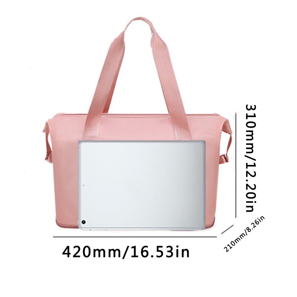 Large Travel Bag Women Cabin Tote Bag Handbag Nylon Waterproof Shoulder Bag Women Weekend Gym Bag Female