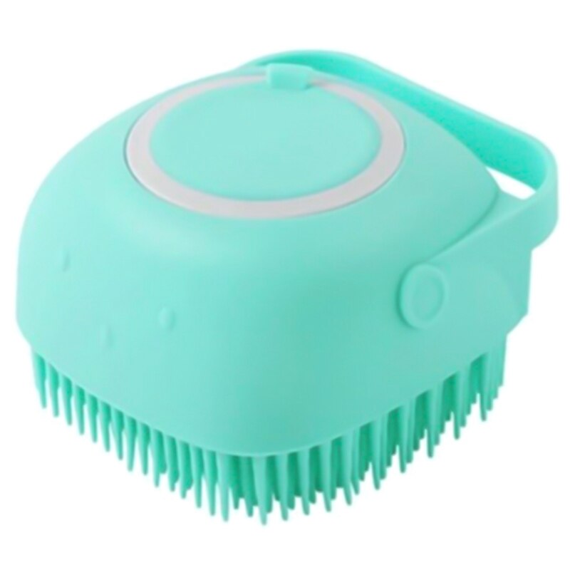 Baby siliconen badborstel shampoo vuilverwijdering zachte borstels wrijven rug exfoliërende massage lichaamsreiniging accessoires: Bl