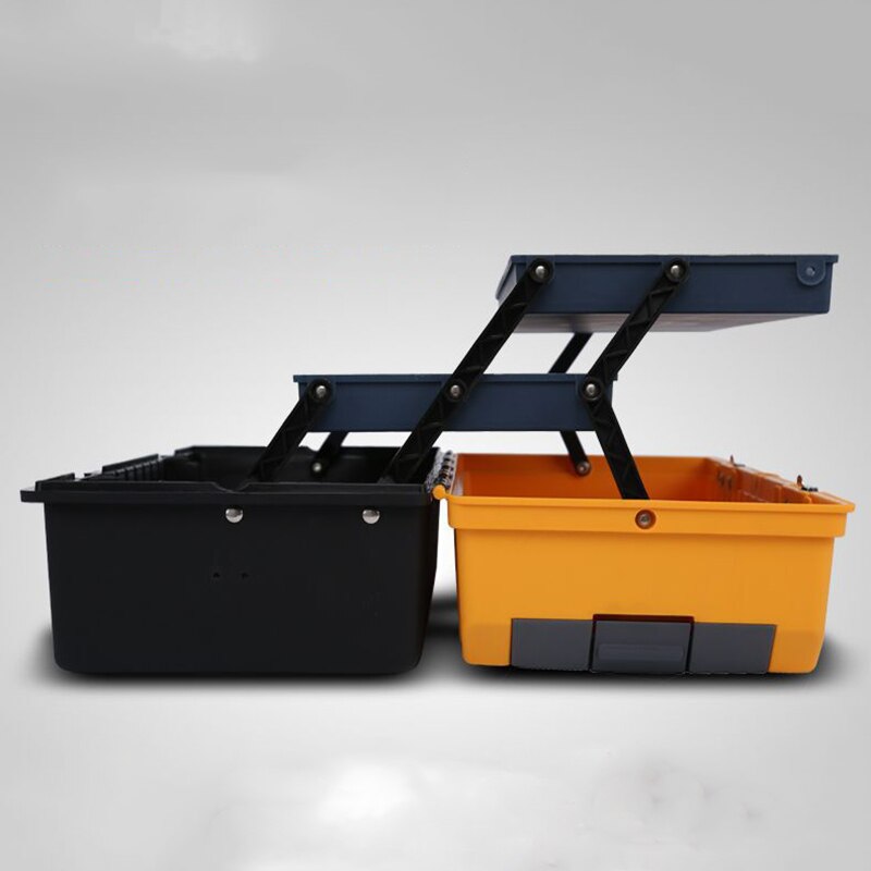 Portable Plastic Toolbox Multifunctional Household Hardware Hand Tools Repair Tool Box Car PP Storage Tool Electrical Toolkit